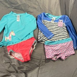 Toddler swim suit bundle